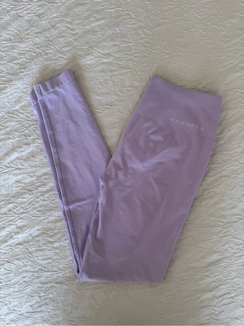 YoungLA Lilac High-Rise Seamless Leggings